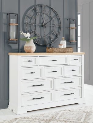 Ashbryn Dresser - White Dresser modern furniture Contempo Furniture