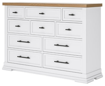 Ashbryn Dresser - White Dresser modern furniture Contempo Furniture