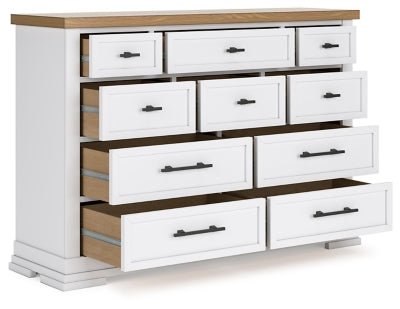 Ashbryn Dresser - White Dresser modern furniture Contempo Furniture