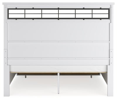 Ashbryn King Panel Storage Bed - White Storage Bed modern furniture Contempo Furniture