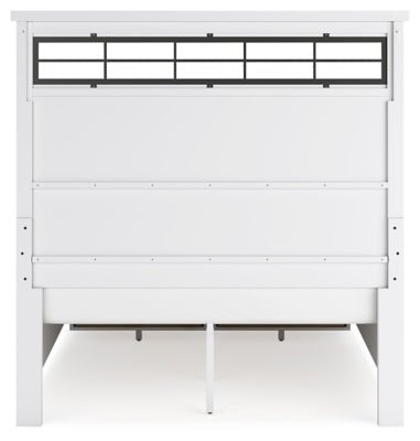 Ashbryn Queen Panel Storage Bed - White Storage Bed modern furniture Contempo Furniture