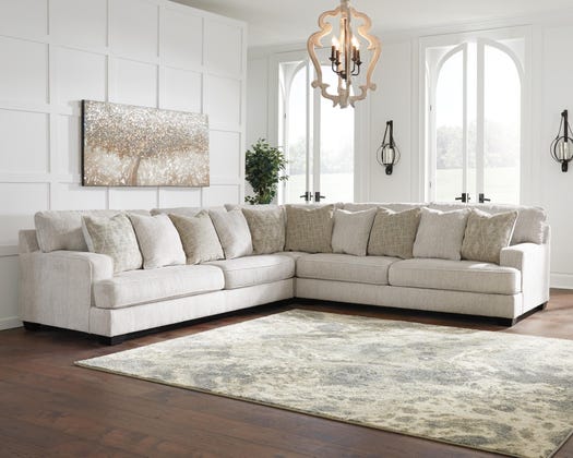 Ashley Rawcliffe 3 - Piece Sectional with Left Arm Facing Sofa Sectional Sofa modern furniture Contempo Furniture