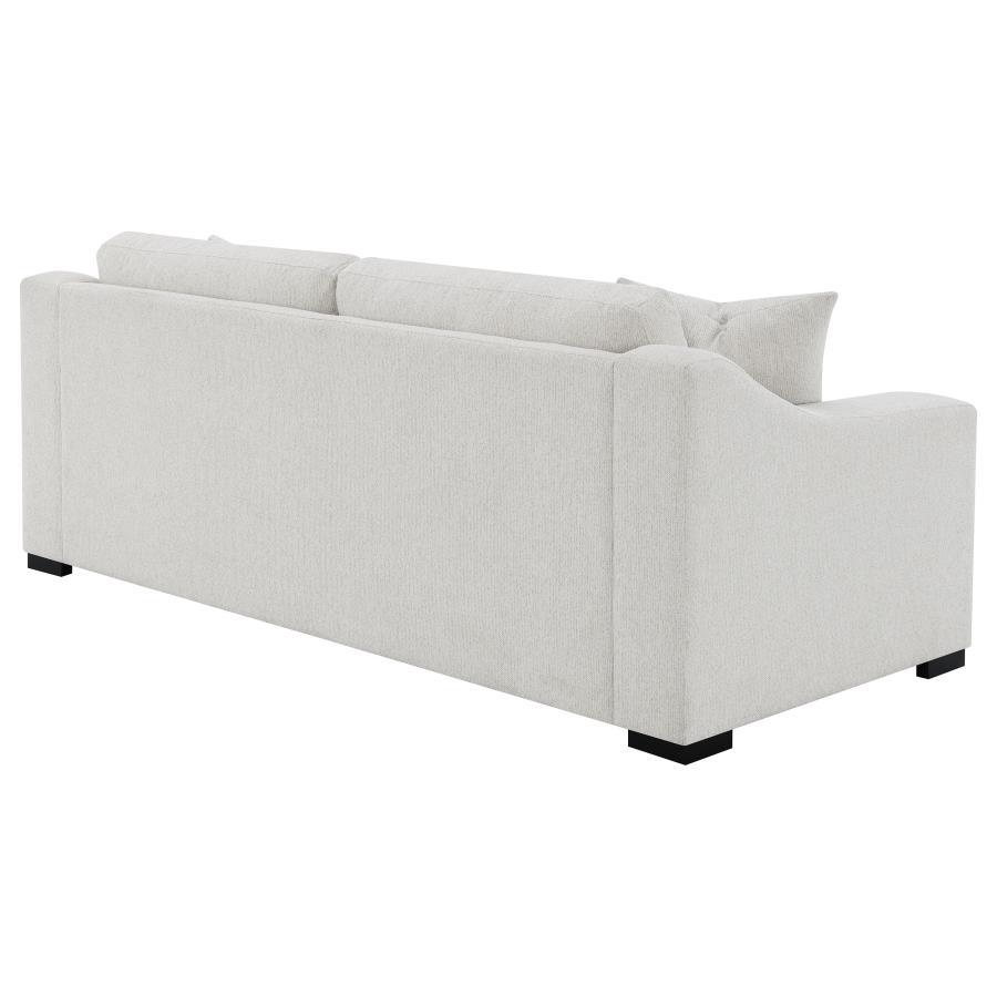 Ashlyn - 2 Piece Upholstered Track Arm Sofa Set - Sand Stationary Sofa & Loveseat modern furniture Contempo Furniture