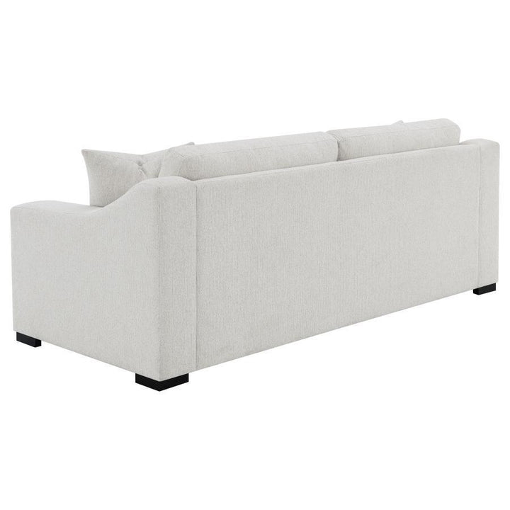 Ashlyn - Fabric Upholstered Track Arm Sofa - Sand Stationary Sofa modern furniture Contempo Furniture