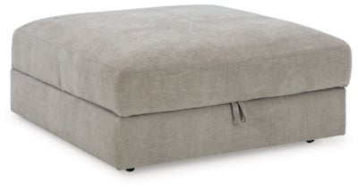 Aslan Court Ottoman With Storage - Gray Storage Ottoman modern furniture Contempo Furniture