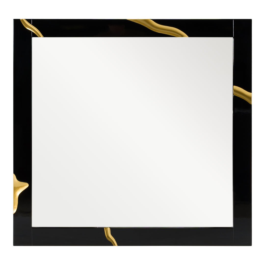 Aspen - Modern Black Large Mirror