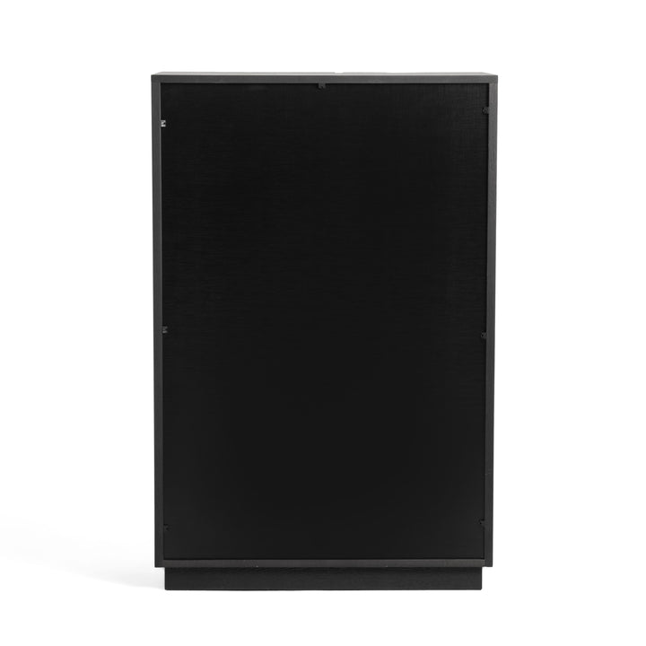 Aspen - Modern Matte Brown Ash &amp; Silver Chest