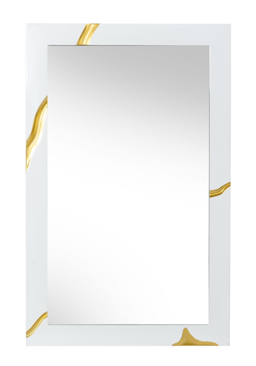 Aspen Modern White Mirror