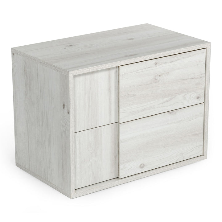 Asus - Modern Italian White 4-Piece Bedroom Set