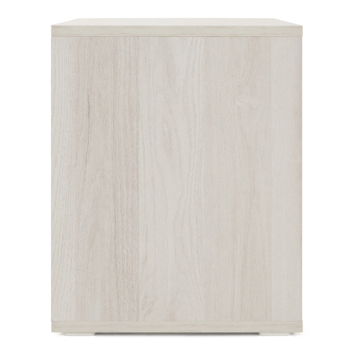 Asus - Italian Modern White Washed Oak Nightstand