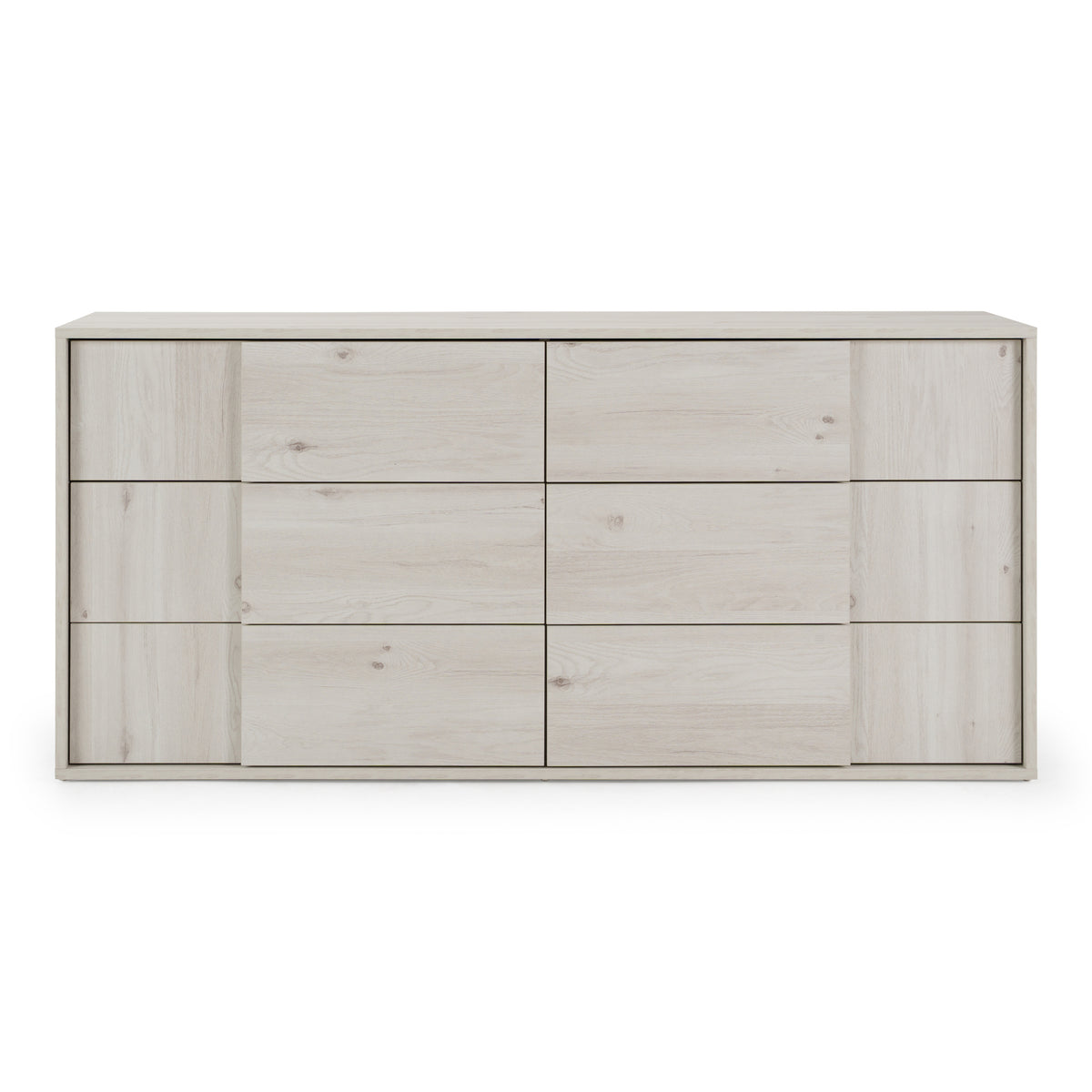 Asus - Italian Modern White Washed Oak Dresser