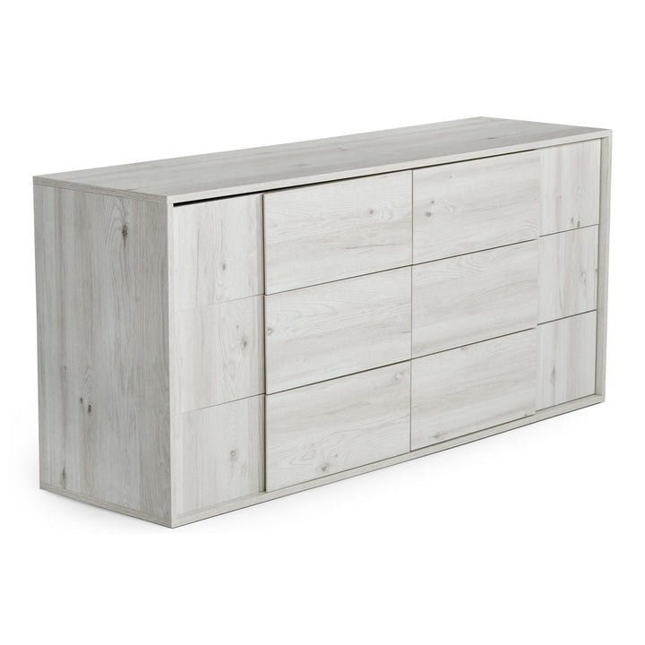 Asus - Modern Italian White 4-Piece Bedroom Set