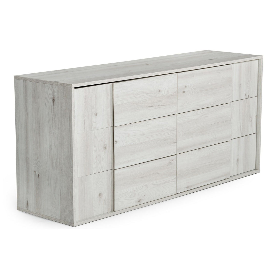 Asus - Modern Italian White 4-Piece Bedroom Set