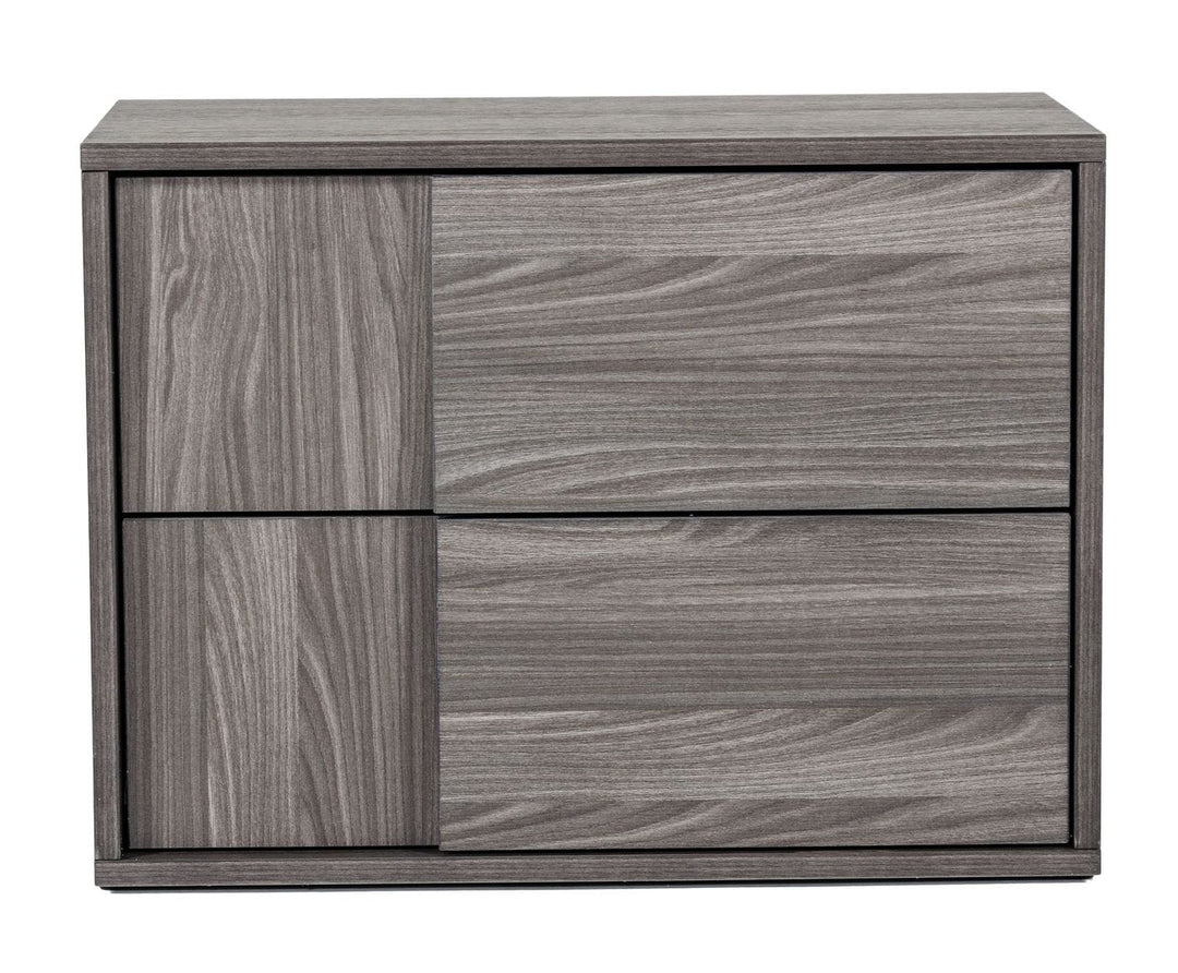 Asus  Italian Modern Elm Grey Nightstand