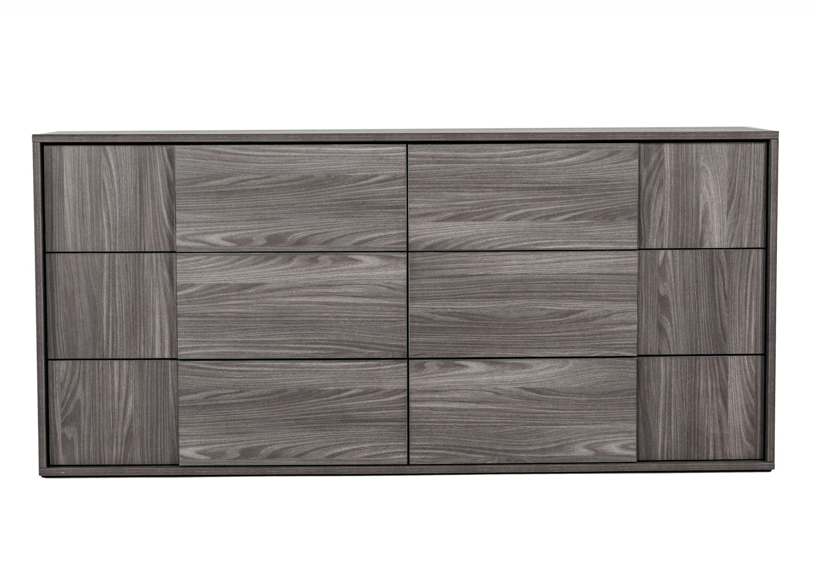 Asus - Italian Modern Elm Grey Dresser