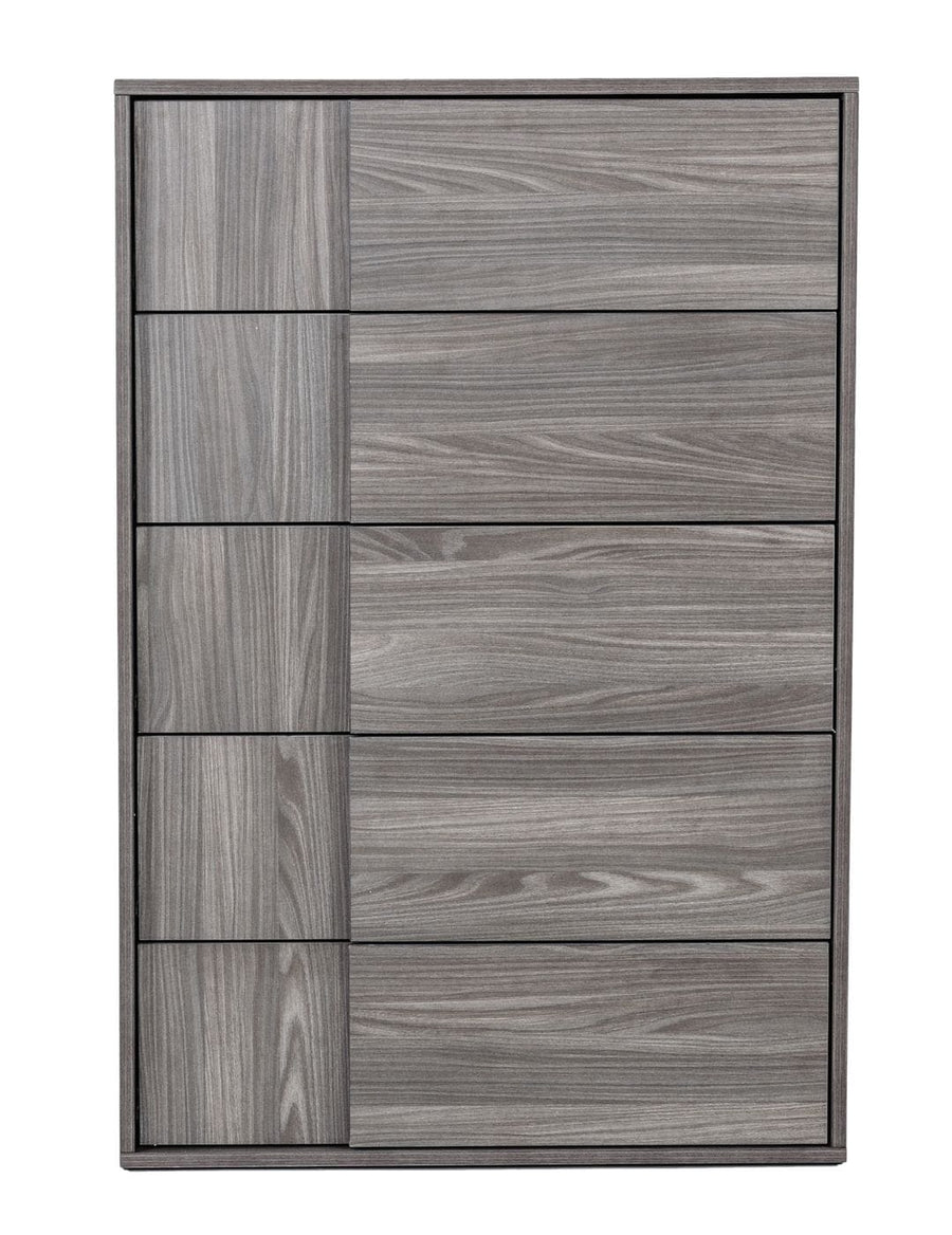 Asus - Italian Modern Elm Grey Chest
