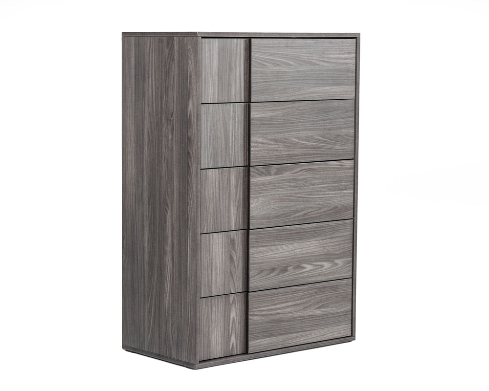 Asus - Italian Modern Elm Grey Chest
