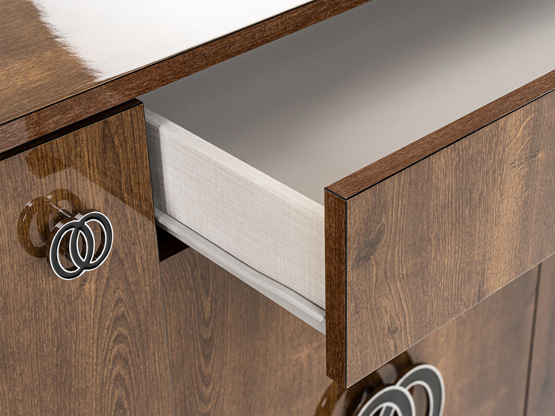 Athen Italian Modern 4-Door Buffet