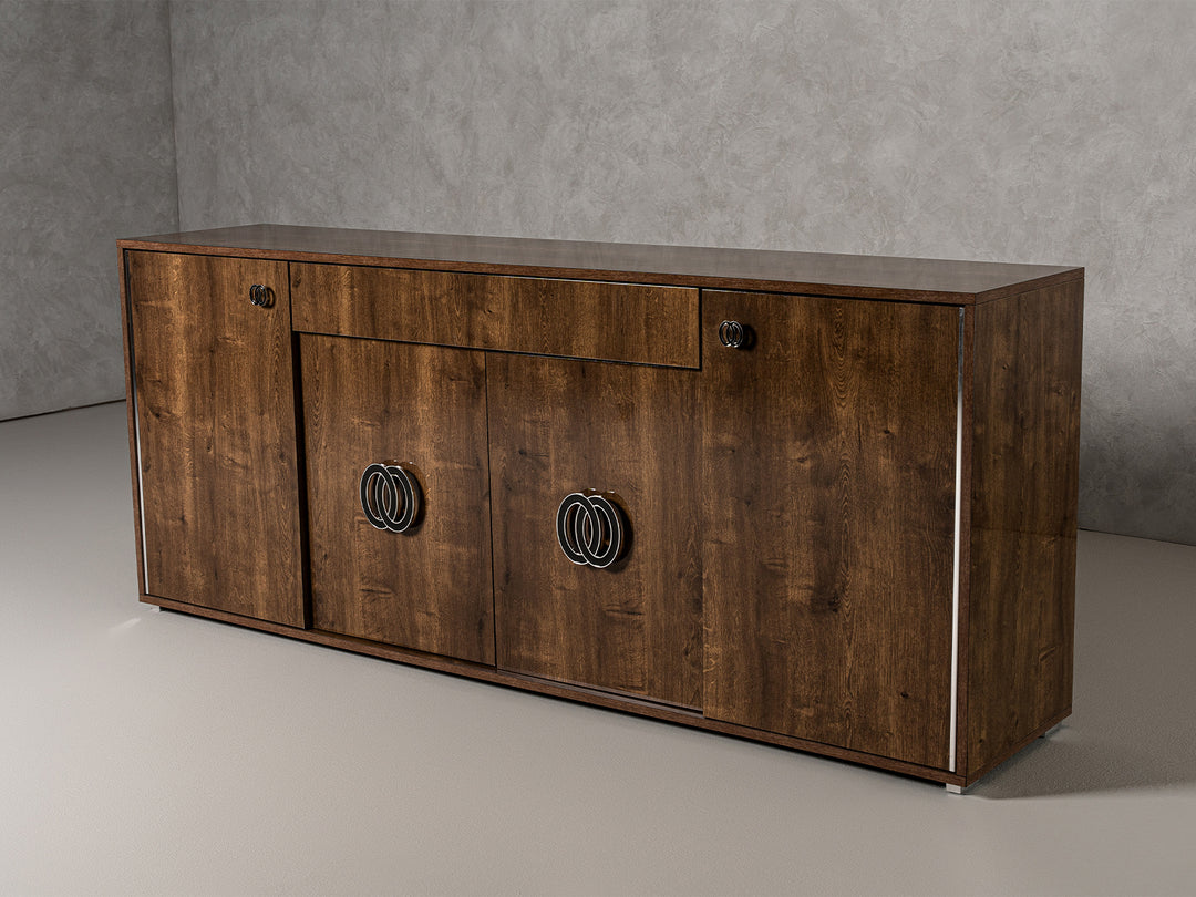 Athen Italian Modern 4-Door Buffet
