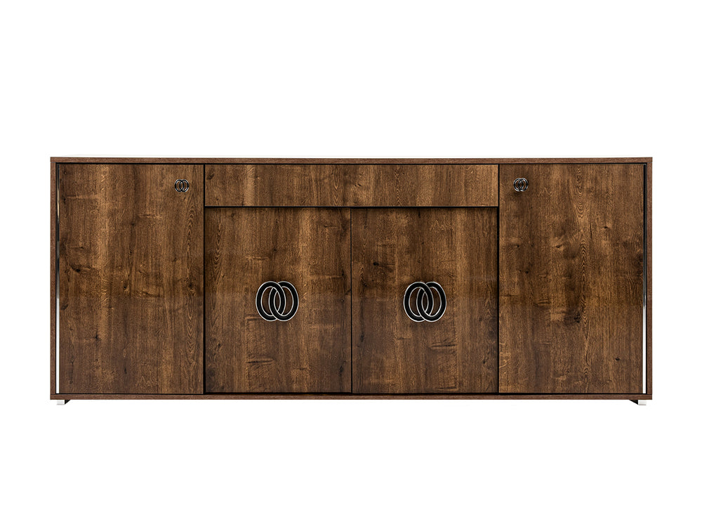 Athen Italian Modern 4-Door Buffet