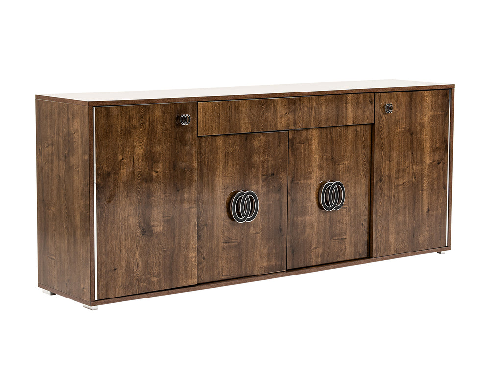 Athen Italian Modern 4-Door Buffet - View 2