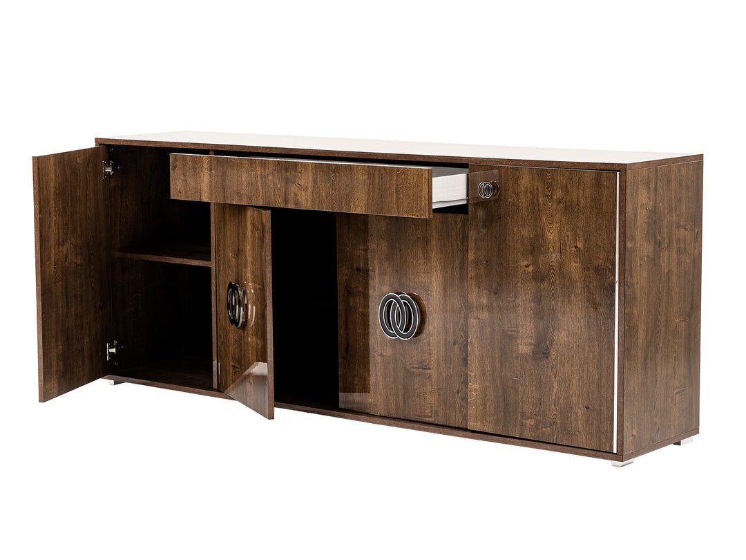 Athen Italian Modern 4-Door Buffet