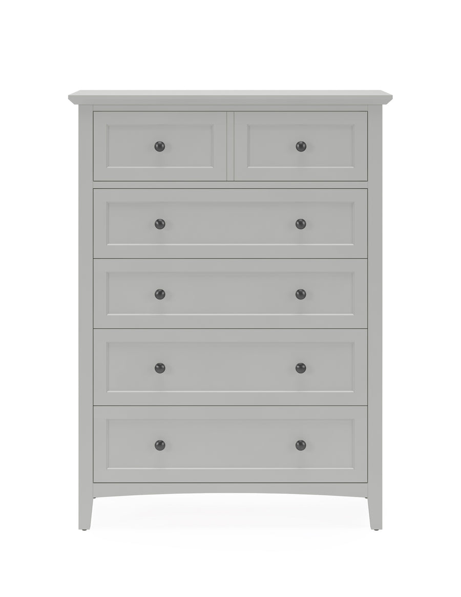 Modus Furniture Pnkg84A Grace Five Drawer Chest In Elephant Gray 2024