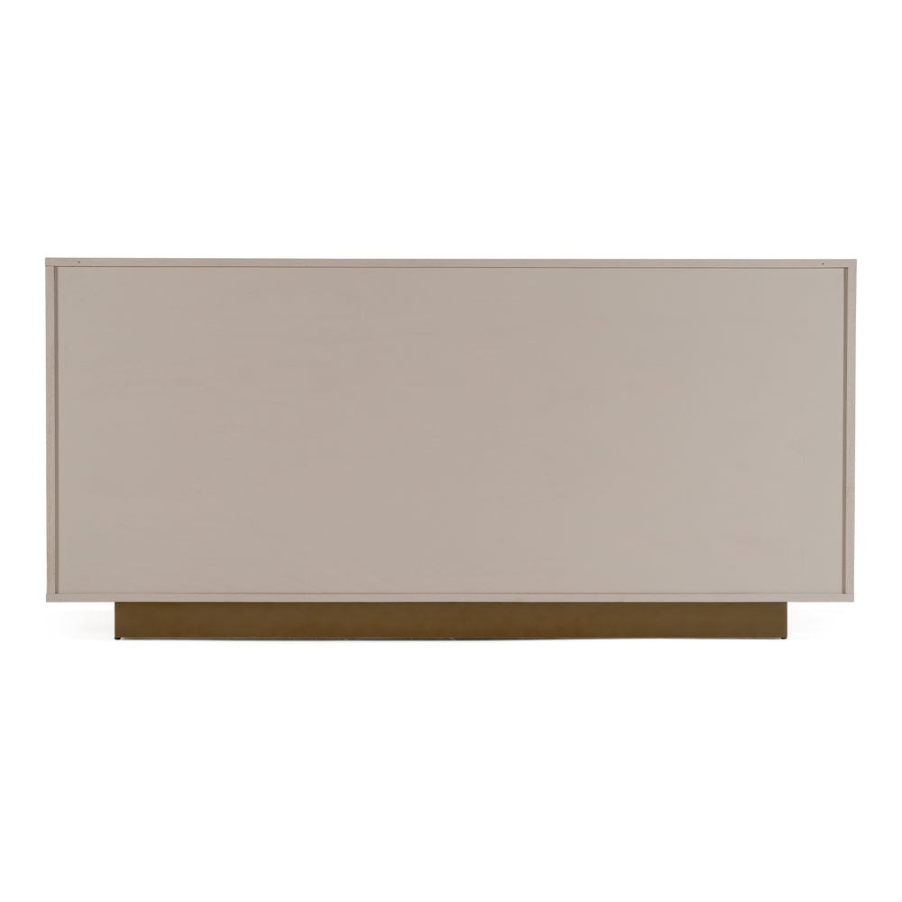 Auer - Mid-Century Modern Cream Ash + Gold Buffet - View 5