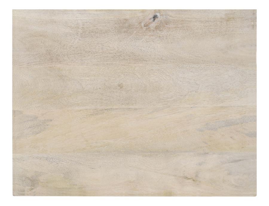 August - 1 - Drawer Trellis Pattern Storage Cabinet - White Washed Accent Cabinet modern furniture Contempo Furniture