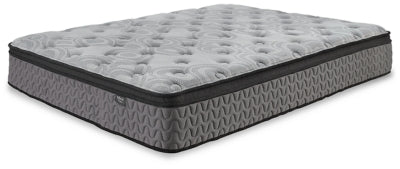 Augusta2 Queen Mattress - Gray Hybrid Mattress modern furniture Contempo Furniture