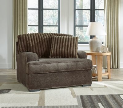 Aylesworth Oversized Chair - Dark Brown Arm Chair modern furniture Contempo Furniture