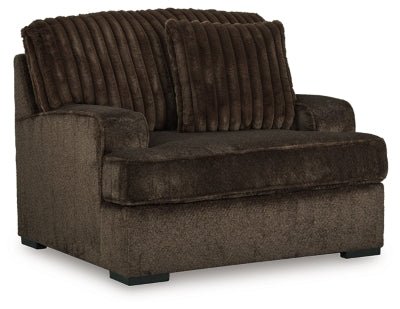 Aylesworth Oversized Chair - Dark Brown Arm Chair modern furniture Contempo Furniture