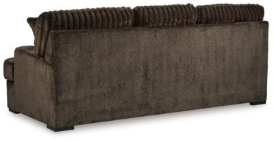 Aylesworth Sofa - Dark Brown Stationary Sofa modern furniture Contempo Furniture