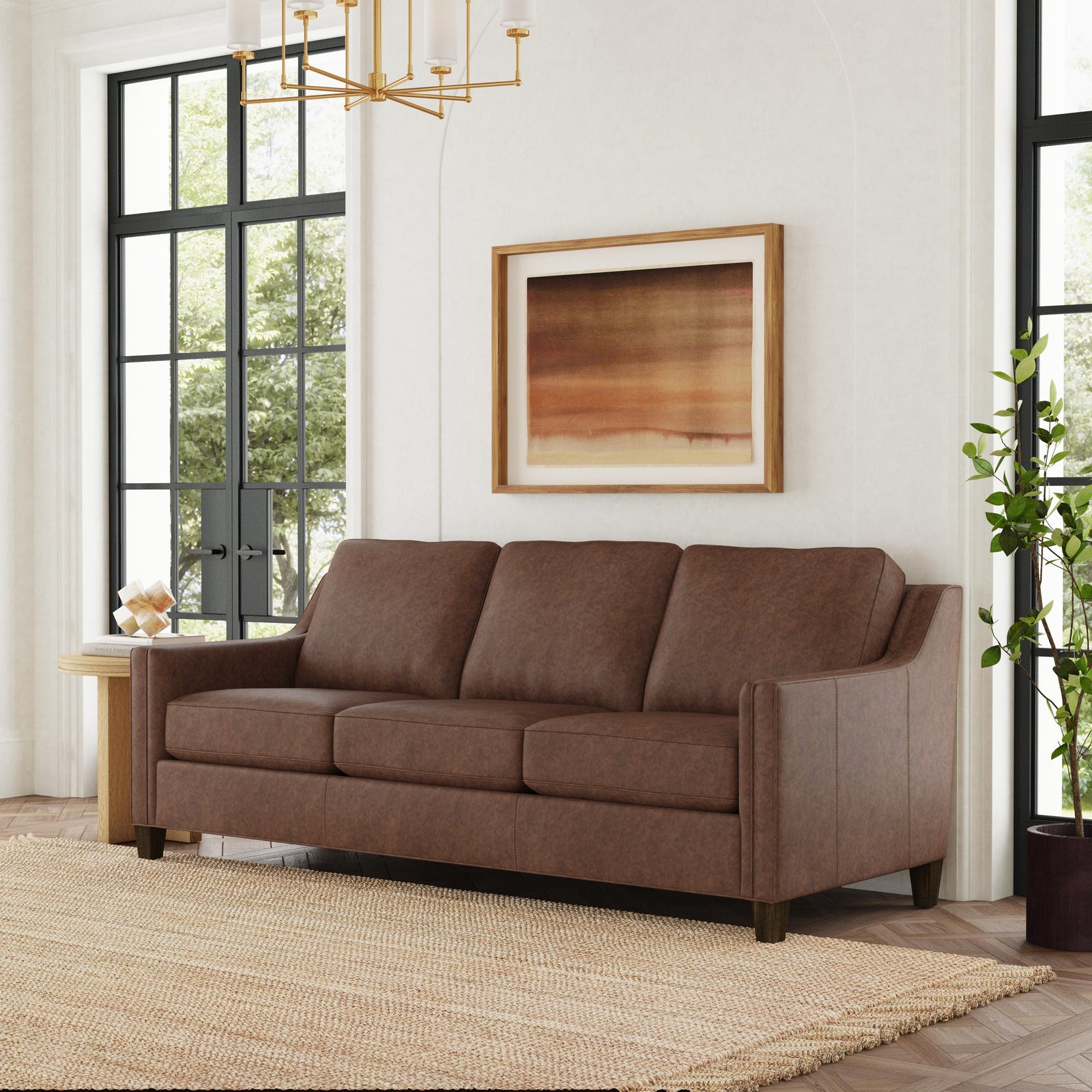 Finley Sofa Dark Brown