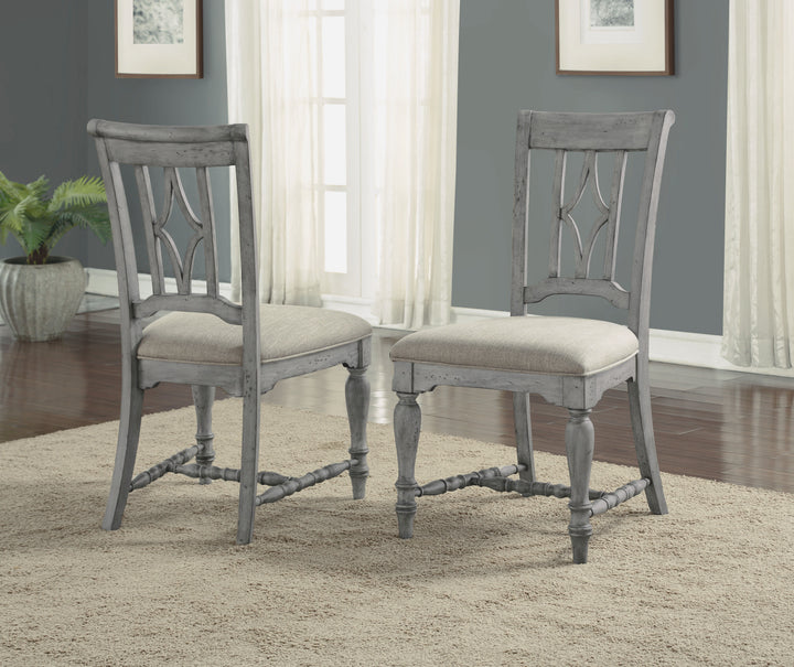 Plymouth  Upholstered Dining Chair  Gray