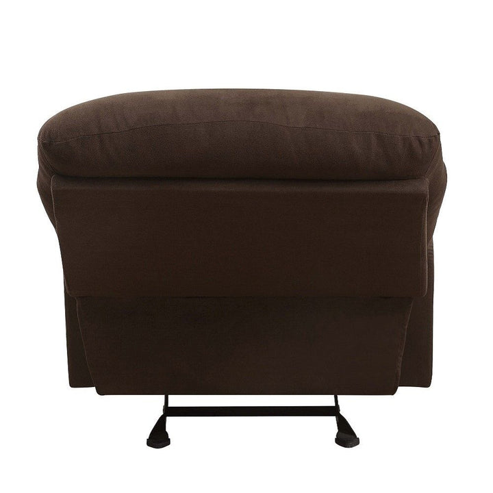 Arcadia - Motion Glider Recliner - Chocolate Microfiber