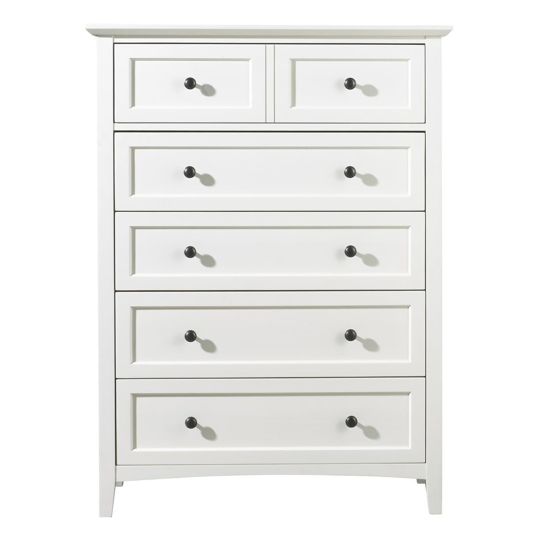 Modus Furniture 4Na484A Paragon Five Drawer Chest In White 2024