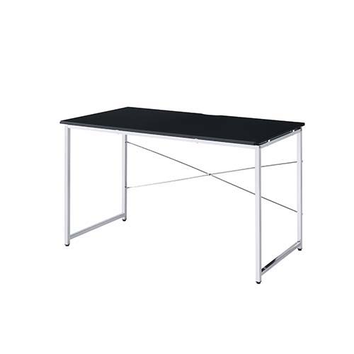 ACME Furniture Tennos Vanity Desk Same 93195) Black & Chrome