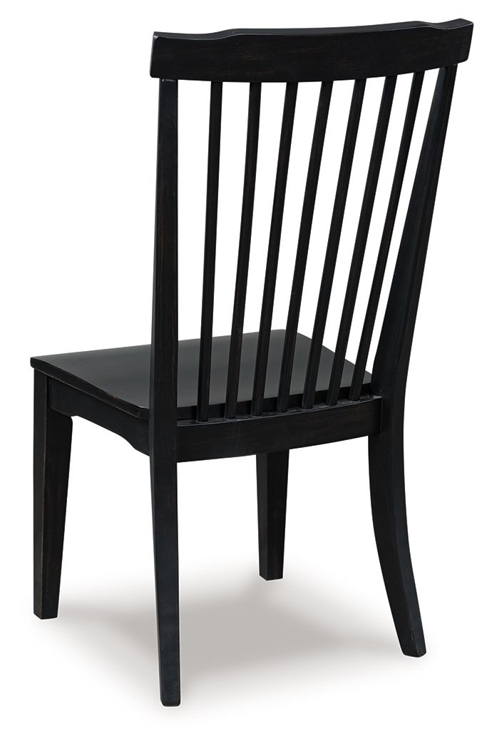 Greddinton - Dining Room Side Chair (Set of 2) - Black by Ashley Furniture product image