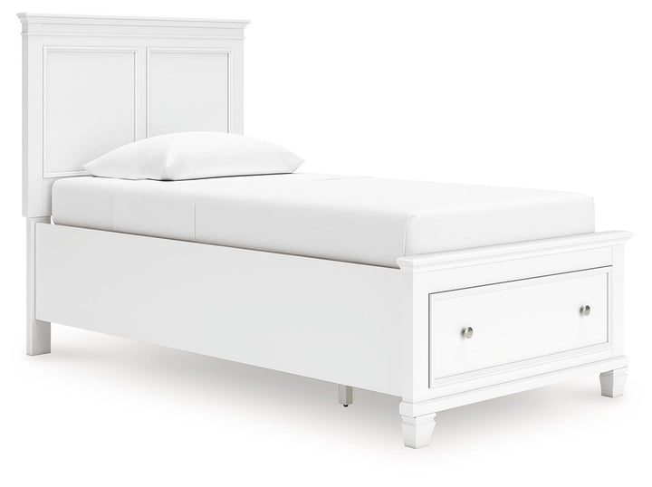 Fortman - Twin Panel Storage Bed - White by Ashley Furniture product image