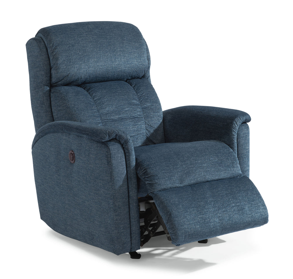 Luna Power Rocking Recliner Blue