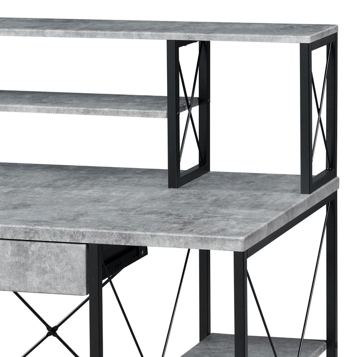Amiel - All Purpose Writing Desk - Gray