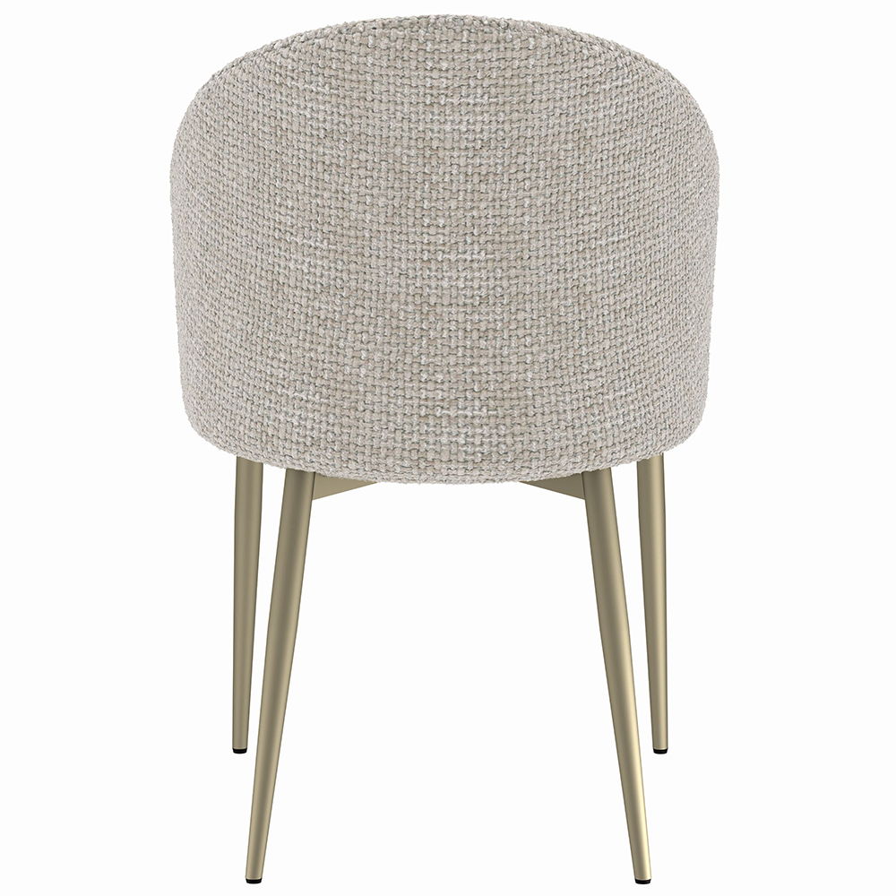 Cora - Side Chair Set of 2) - Champange Fabric