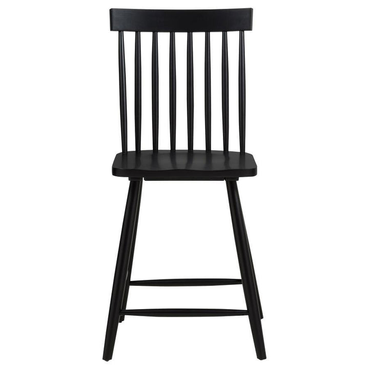 Andrews - Windsor Counter Height Dining Side Chair  - Black