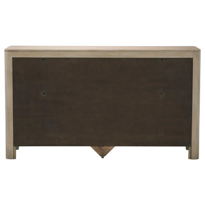 Solano - 9-Drawer Bedroom Dresser Cabinet - Weathered Mango