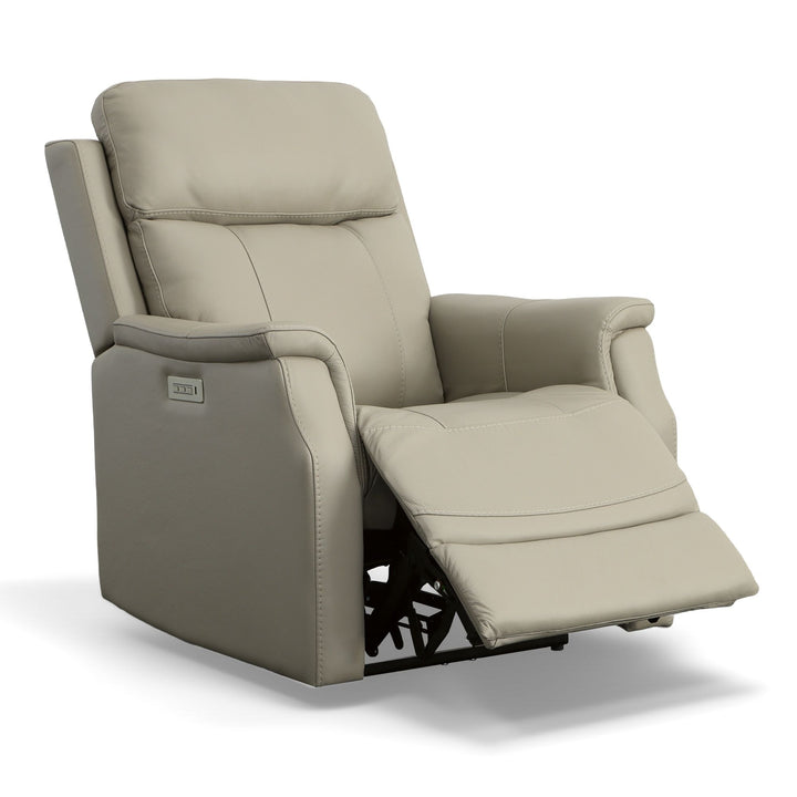 Easton Power Recliner With Power Headrest &amp; Lumbar Dove