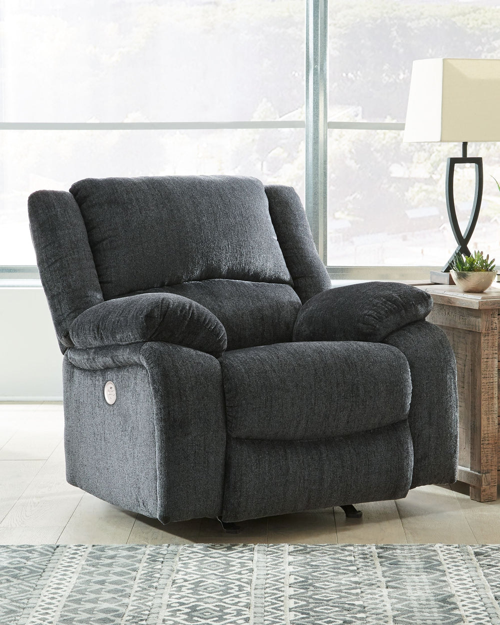 Draycoll - Power Rocker Recliner - Slate