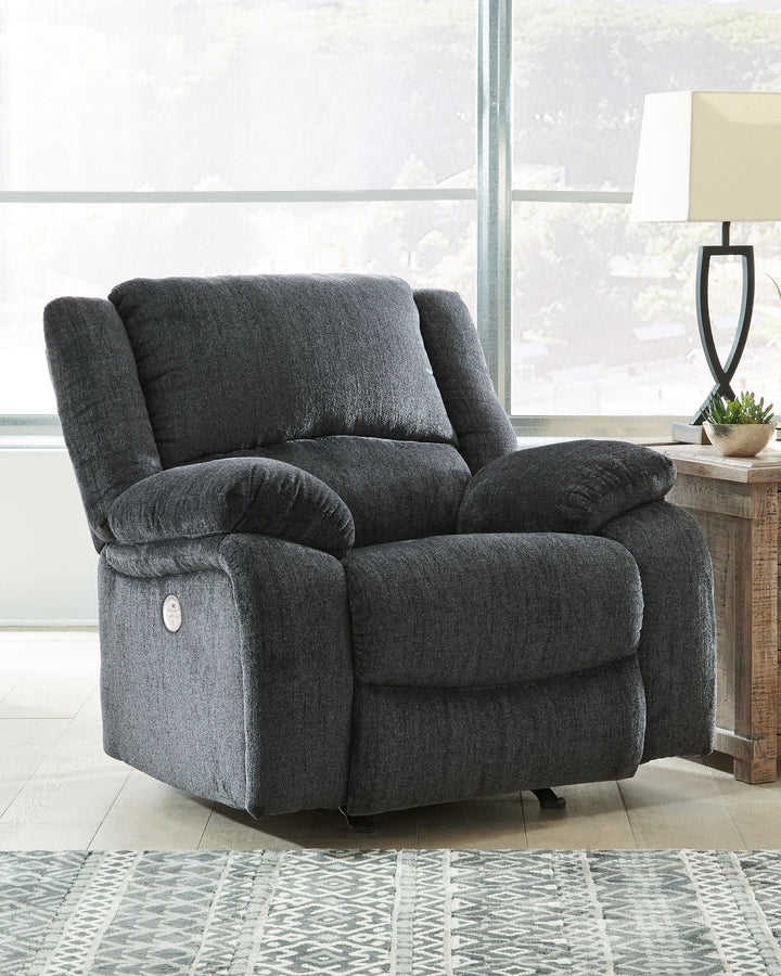 Draycoll - Power Rocker Recliner - Slate