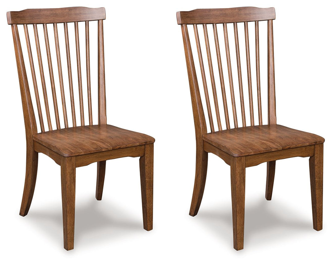 Greddinton - Dining Room Side Chair (Set of 2) - Brown by Ashley Furniture product image