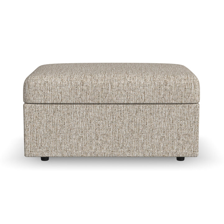 Sky Fabric Storage Ottoman